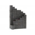 10.8 mm x 6.3 mm x 4.4 mm C8 ferrite block