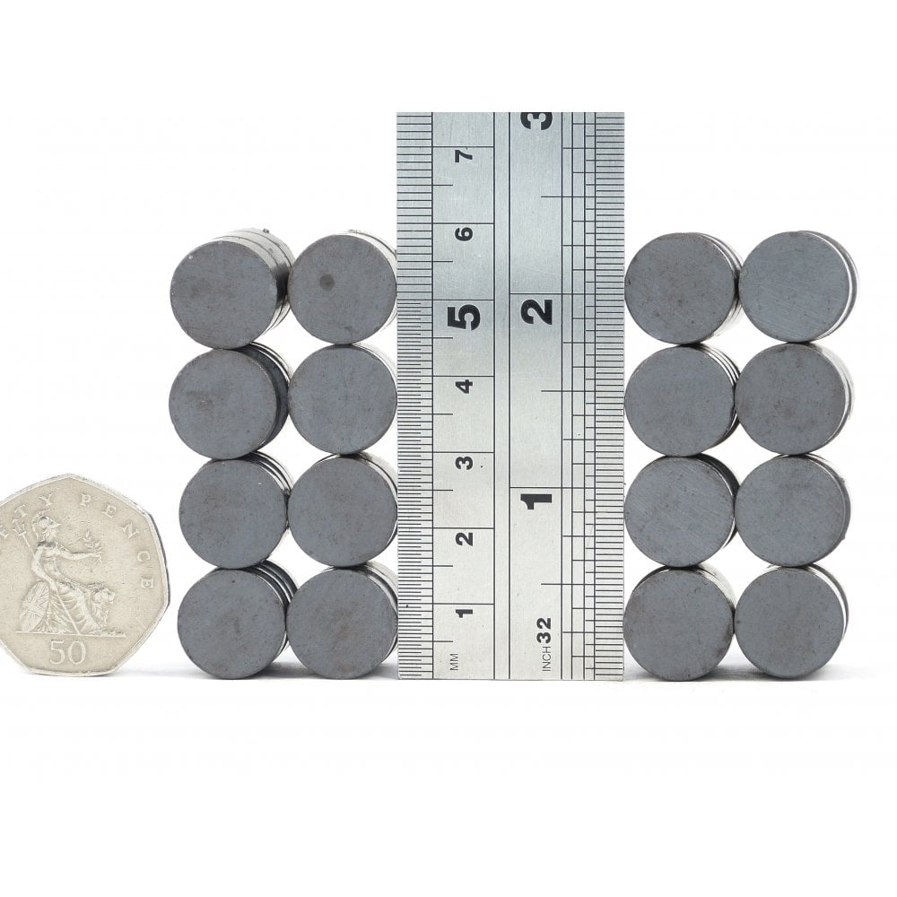 15 mm x 5 mm C8 ferrite disk budget range magnet