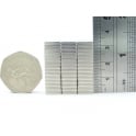 Guy's Magnets 10 mm x 10 mm x 1 mm N42 neodymium block