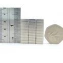 Guy's Magnets 10 mm x 10 mm x 1 mm N42 neodymium block
