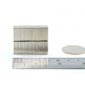15 mm x 5 mm x 1.5 mm neodymium block