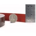 Guy's Magnets 25mm wide RED COATED flexible self adhesive magnetic strip 30 metre reel - B form