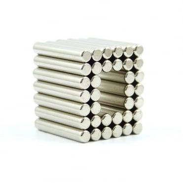 4 mm x 25 mm N42 Neodymium Rod