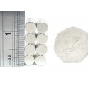 Guy's Magnets 8 mm x 2 mm N52 high grade neodymium disk