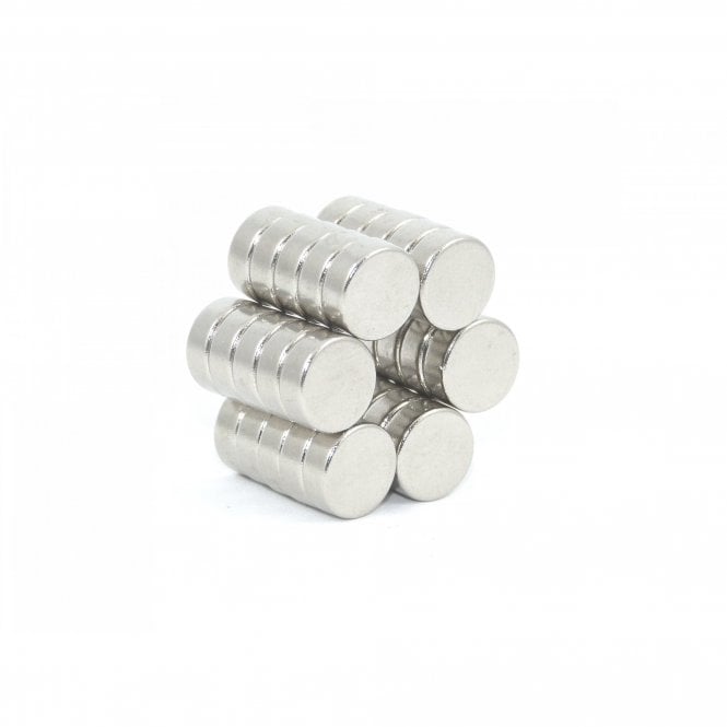 Guy's Magnets 8 mm x 3 mm diametrically magnetised higher operating temperature neodymium disk