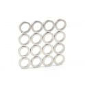 Guy's Magnets 9.5 mm x 6.35 mm x 1 mm N52 neodymium ring
