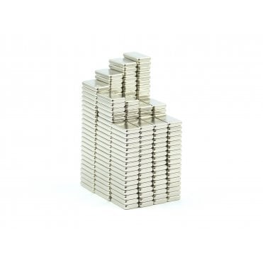 9 mm x 5 mm x 1.5 mm N52 neodymium block