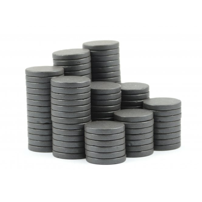 Guy's Magnets C8 20mm x 3mm ferrite disk magnet - craft fridge DIY MRO - PACK OF 50