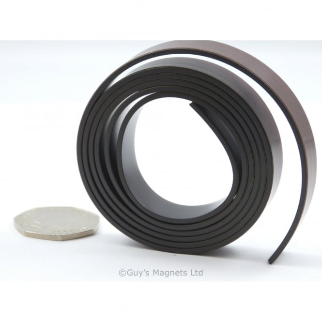 Guy's Magnets DON'T RESTOCK  1/2" wide flexible self adhesive magnetic strip A form