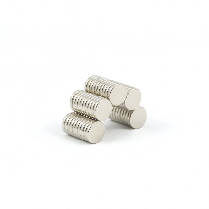 Guy's Magnets N35 6mm dia x 1mm small Neodymium disk magnets - craft fridge DIY MRO - PACK OF 50