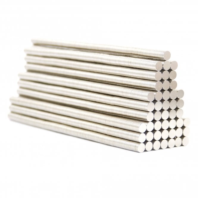 Guy's Magnets N52 4mm dia x 0.5mm small thin Neodymium disk magnets - craft DIY MRO - PACK OF 50